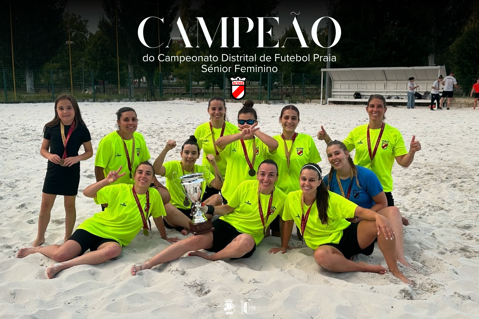 ACD Santo Estêvão Campeã Distrital de Futebol Praia Sénior Feminino 